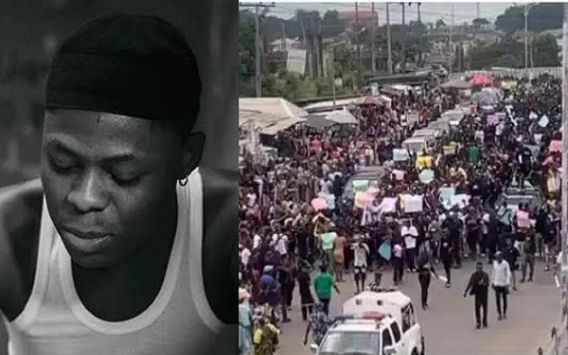 Fans protest Mohbad’s death in Ogun, Ondo Ekiti