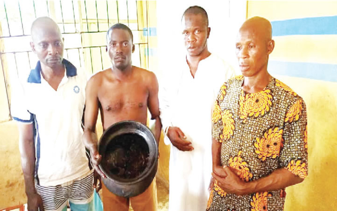 Pastor, three others caught with human skull in Ogun