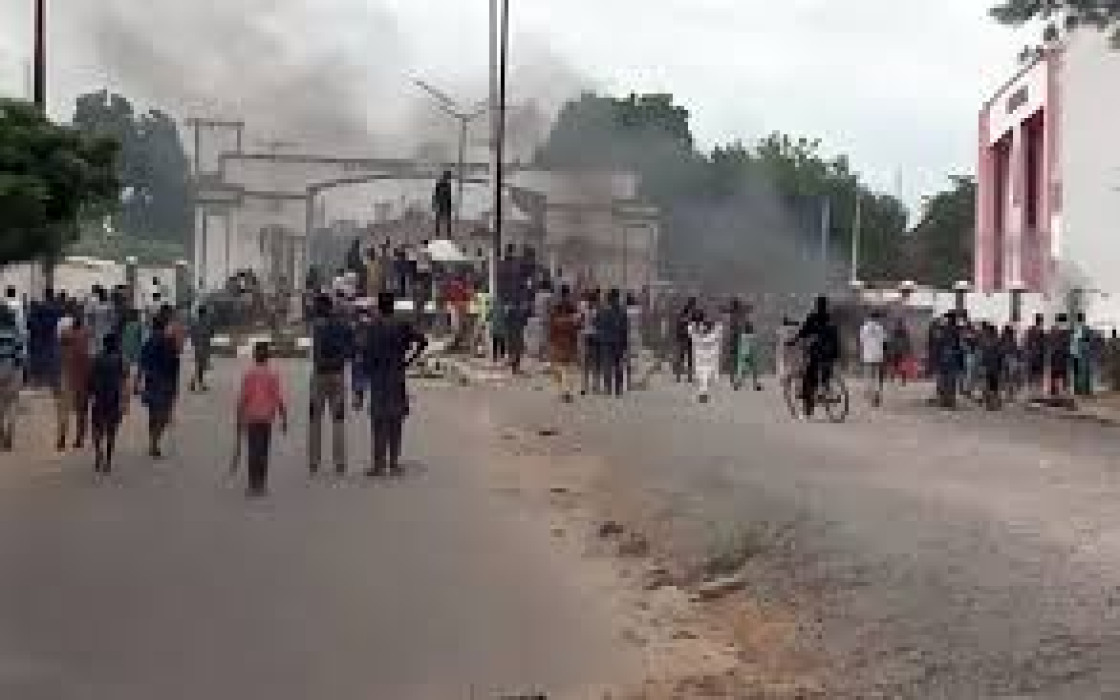 Violence Erupts in Kano: NCC Industrial Park Looted and Set Ablaze