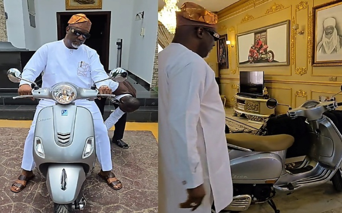 Fuel Costs Force Dino Melaye to Ditch Luxury Cars for Vespa