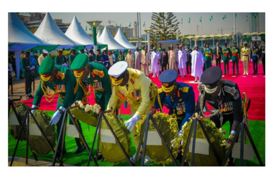 Shettima, Others Salute Fallen Soldiers On 2025 Armed Forces’ Remembrance Day