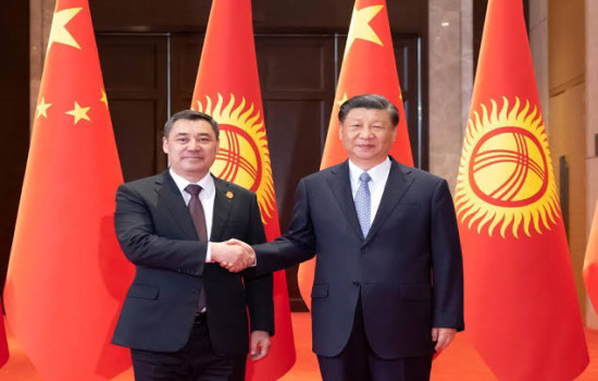 Xi holds talks with Kyrgyz president